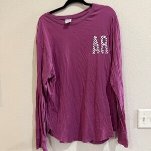 Royce Brand Arkansas‎ AR Maroon Long Sleeve T Shirt Womens XL Cotton